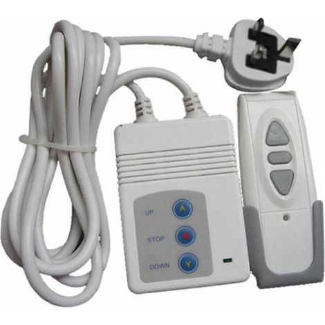 Télécommande sans fil 433 MHz (prise britannique) pour écrans de projection et rideaux motorisés. (1/5)