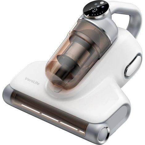 VersLife M6 Aspirateur Matelas sans Fil avec Lampe UV, Anti-Acariens, 35 min d'autonomie et charge rapide, pour Allergiques, élimine des Allergènes de Lits et Canapés (1/5)