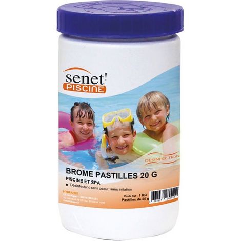 Brome Disinfettante Pastiglie 20g Con Scatola Da 1kg - Hydrapro