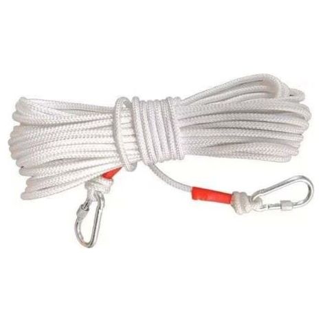 Corde à linge, corde à linge de voyage portable, corde à linge coupe-vent parfaite (blanc) (1/3)
