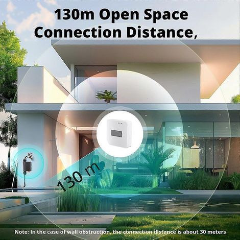 Intelligentes Zigbee-Wasserventil, IP55-zertifizierter intelligenter Bewässerungs-Timer, automatische Bewässerung, einfache Installation, Fernbedienung ()