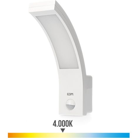 Außenwandleuchte mit EDM 10W 4000K 750 Lumen LED-Sensor 10W 250x188x66mm