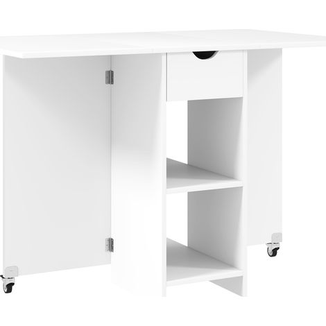 Avec rangement intégré, optimisez les petits espaces avec cette table à manger pliante pour cuisine (1/5)