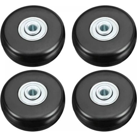 Luggage Wheels, Heavy Duty Luggage Repair Wheels, 50mm Quiet Rotating Rubber Replacement Wheels for Suitcase/Luggage/Backpack/Travel YMYNY (1/3)