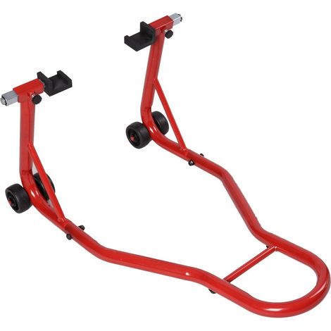 Bequille de reparation cric moto bequille moto bequille de course avantarriere rouge