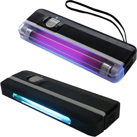 Lampe UV à ondes courtes 254 nm et à ondes longues 365 nm pour timbres et billets de banque fluorescents (LH) (1/5)