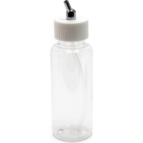 Gobelet à peinture airbrush – en Plastique – avec Couvercle et Tube plongeur – 70 cm³ – Godet aérographe Variante Wiltec (1/5)