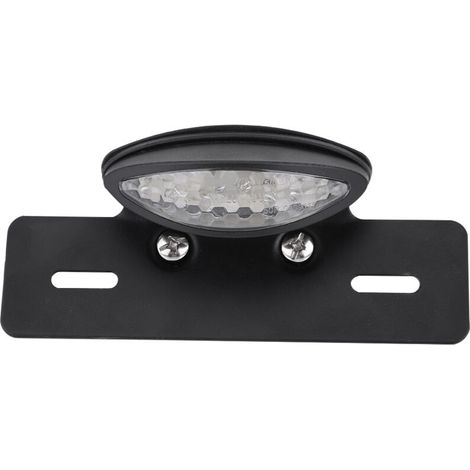 Luces traseras LED para motocicleta, luz de freno trasera para motocicleta, luces de matrícula para Cafe Racer, luz trasera blanca, luz de parada, luz trasera para motocicleta, luz de freno, luz de pa