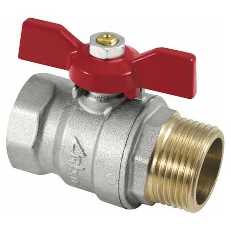 Valvola a sfera MF maniglia a farfalla tipo applicazioni civili 3/8" (1/2)