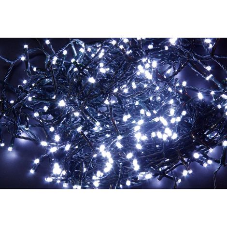 CATENA LUMINOSA 100 LED BIANCO FREDDO
