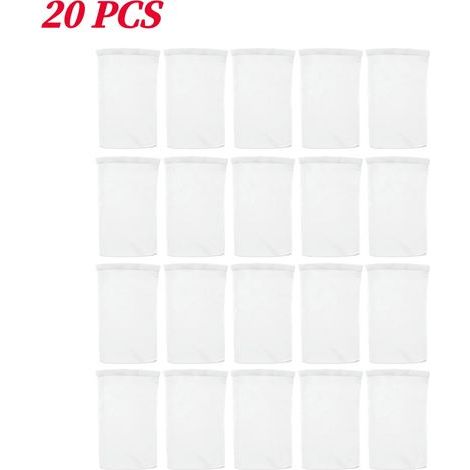 Accessoires de piscine (20 pièces) 30-5 chaussettes de rangement en nylon pour écumoire de piscine, 5 pièces/ensemble, filtre anticorrosion pour piscine, paniers à déchets de cuisine, écumoires, filtr (1/5)
