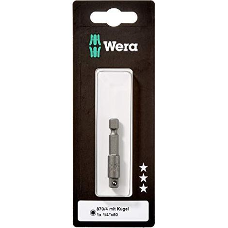 Impronta (cacciavite) 1/4 (6.3 mm) 50 mm Wera 870/4 05134399001 (1/3)