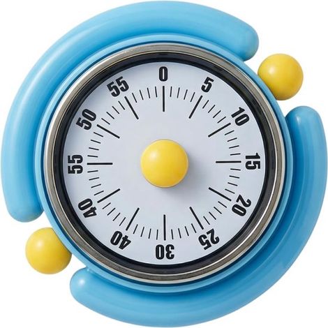 Temporizador visual, bonito temporizador mecánico magnético para la cocina, no necesita pilas, enseñar, hornear, yoga, Pomodoro, alarma potente (1/5)