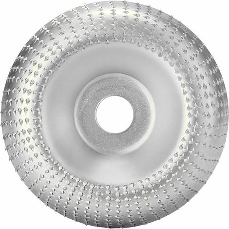 En Acier Au Carbone En Bois Angle Meule Poncage Sculpture Outil Rotatif Pour Disque Abrasif Angle Grinder, Argent (1/5)
