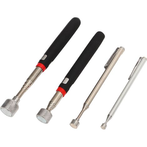 Kit de 4 aimants télescopiques rétractables 15lb 10lb 3.5lb 1.5lb pour ramassage magnétique (1/5)