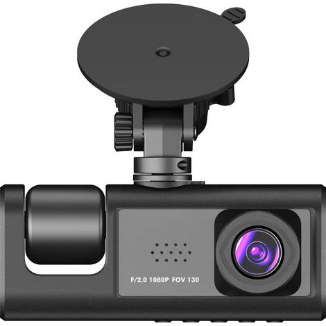 2-inch screen, custom-designed, 3-channel HD 1080P triple-lens parking monitoring system with DVR -- S1 (1/4)