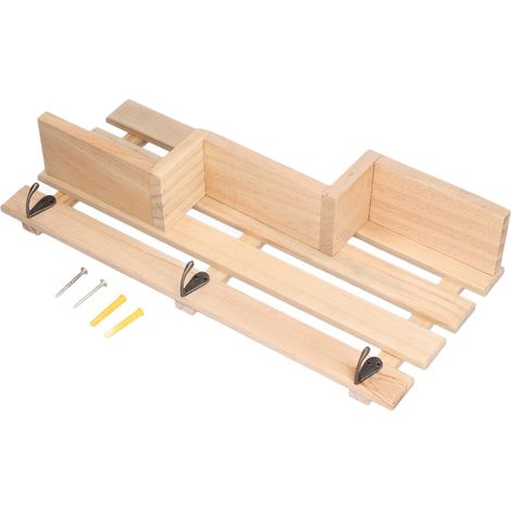 Étagère murale de rangement, étagère en bois multifonctionnelle et créative pour le salon, la cuisine ou le bureau. (1/5)