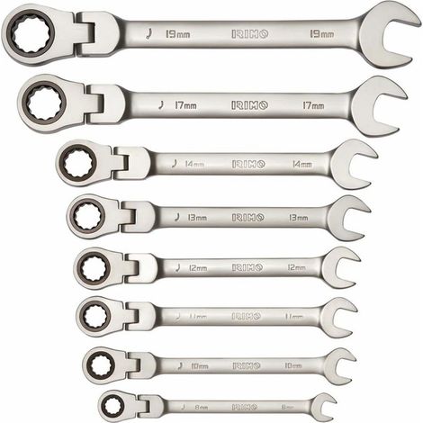Bahco 19-8-H Irimo set di 8 chiavi miste cromate