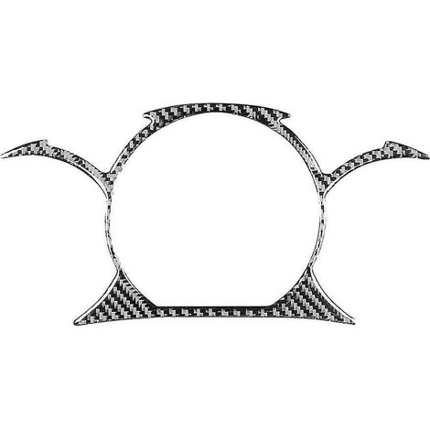 Accessoires intérieurs pour Mercedes-Benz GS 2006-2011 : Garniture autocollante en fibre de carbone pour compteur de vitesse. (1/5)