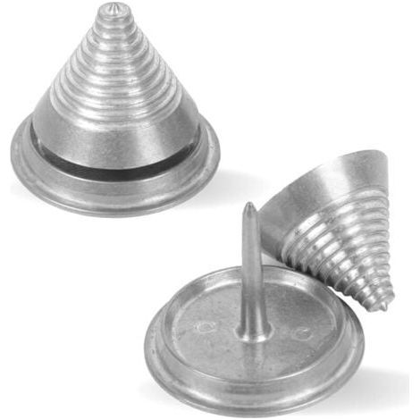 Set aus zwei Präzisions-Metallwuchtscheiben für Rasenmähermesserschärfer. Messerauswuchtung. Rasenmäherzubehör. (1/5)