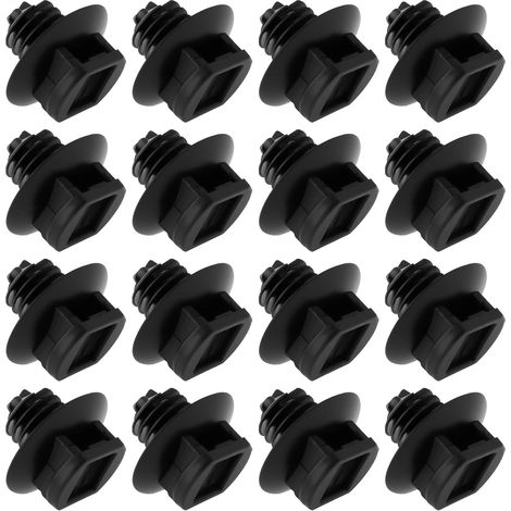Lot de 100 clips de câble de montage sur panneau en nylon de 7 mm compatibles avec 28530C1315 – Supports de faisceau de câbles à clipser pour câblage industriel automobile (1/5)