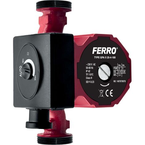 Novaservis - Pompe de circulation électronique Ferro, type 25-40, 180 mm 0601W