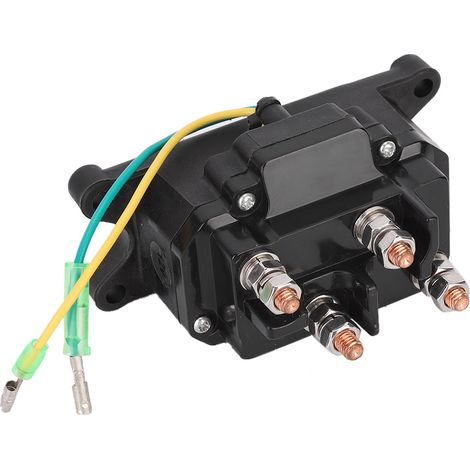 Treuil 12V Universel Relais Solénoïde Contacteur 63070 pour Quad UTV Marine (1/3)