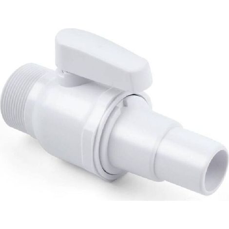 Vanne à boisseau sphérique Econoline à deux voies de remplacement, compatible avec le filtre de piscine Hayward SP0729, 1,5" MIP x 1,5" - 1,25" en plastique ABS, 1 paquet-DOU (1/4)