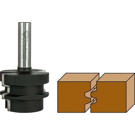 Jeux des fraises pour joints profil/contre-profil [D] D 47 / I 28 / S 12 - Fraiser