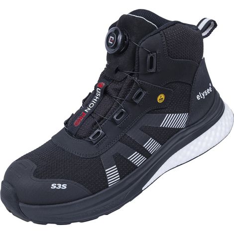 Elysee Sicherheitsstiefel CUSHIONPRO Max S3S FO SR SC ESD Gr. 37 schwarz/weiß