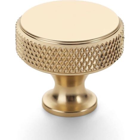 Lot de 10 Bouton de Meuble Bouton Porte Cuisine Rond Boutons de Porte Bouton Porte Placard Or Bouton Porte Poignée Cuisine (1/5)