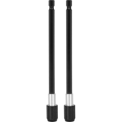 Tournevis hexagonal à dégagement rapide, tige d'extension autobloquante pour perceuse électrique 150mm 2 pièces