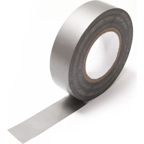 BeMatik - Ruban isolant gris 0,15x19mm à bobine 20m (1/3)