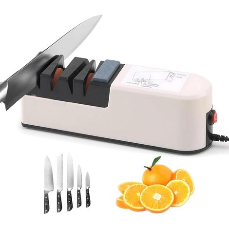 Elektrischer Messerschärfer mit 3 Geschwindigkeiten, elektrischer Schneidklingenschärfer, multifunktionaler Scherenklingenschärfer, Schärfsystem (1/5)