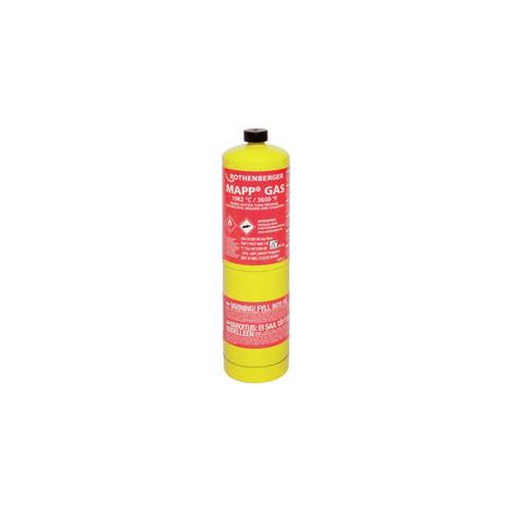 Rothenberger – Gaz de chalumeau MAPP US 1 – Gaz pour soudure et découpe à flamme – Usage professionnel – Coupe précise et rapide