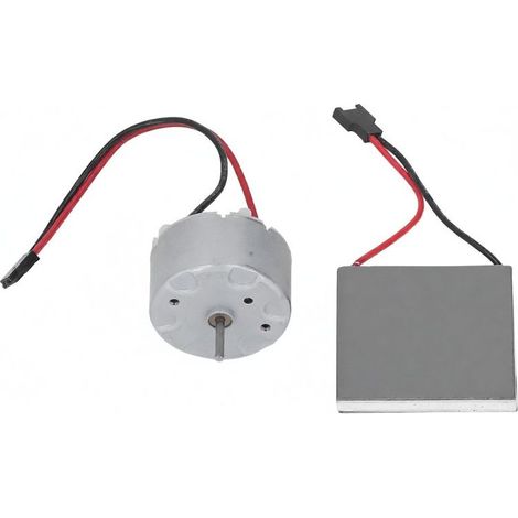 1 moteur de ventilateur de cheminée, alimenté par chaleur, alliage d'aluminium et laiton, résistant jusqu'à 200°C, pour poêles (1/5)