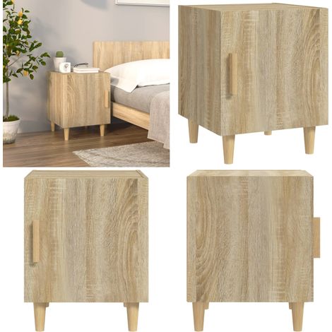 Nachttisch Sonoma-Eiche Holzwerkstoff - Holz Nachttisch - Holzwerkstoff Nachttisch