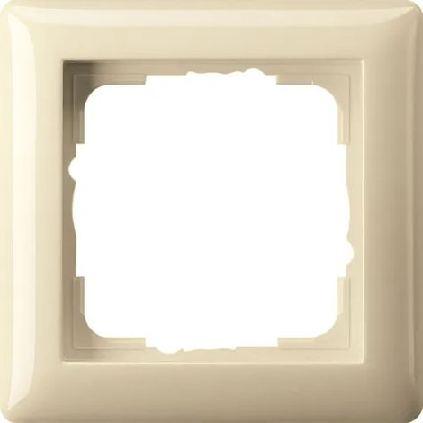 Gira Telaio di copertura 1f Standard 55 Bianco crema [021101], 0211 01