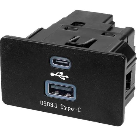 Module hub d'interface USB pour voiture, double port de synchronisation pour Edge-- (1/5)