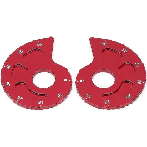 Réglage de la tension de la chaîne de moto avec tendeur de chaîne de rechange (rouge) (2 pièces) (1/4)