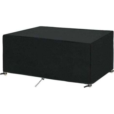 Housse Salon de Jardin 200x100x75cm Protection Bache Table de Jardin Mobilier Extérieur Imperméable Coupe-Vent Anti-UV Résistant Au Froid Housse de Meuble Tissu Oxford (200x100x75cm)-- (1/5)