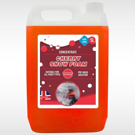 Snow Foam Car Shampoo 5L Thick Foam Car Wash for Pressure Washer Foam Cannon Cherry Streak Free Car Cleaning