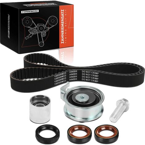 Kit cinghia di distribuzione, lunghezza 1200 mm, larghezza 23 mm, 150 denti, 1 cinghia, 2 rulli (1/5)