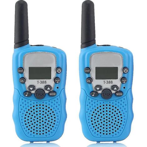 Talkie-walkie T388 pour enfants, 8 canaux, portée jusqu'à 3300 m, radio portable bidirectionnelle, équipement d'aventure-AquaForge