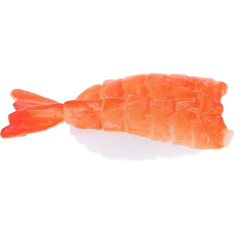 Aimants de Réfrigérateur en PVC Forme Sushi Crevette, Décoratifs et Protecteurs, Autocollants Magnétiques Blancs pour Décoration Frigo et Casiers Scolaires (1/5)