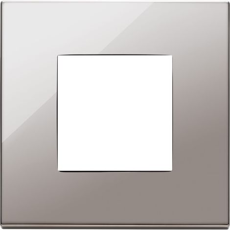 VIMAR - 22642.83 Placca 2M cromo nero