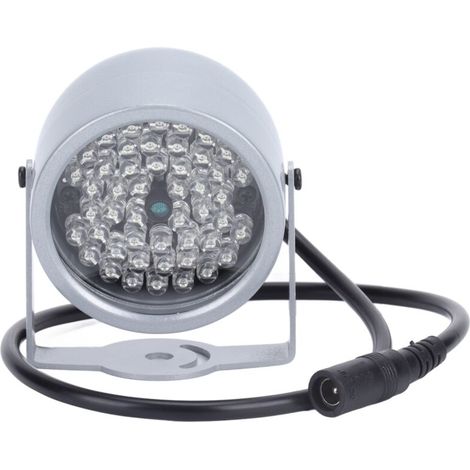 Lampe infrarouge de vision nocturne IP5 étanche à la pluie. 48 LED IR. pour caméra de surveillance de parking (1/5)