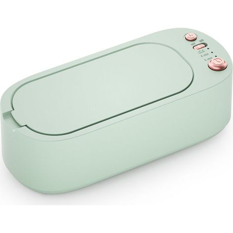 Machine de nettoyage à ultrasons vibrations haute fréquence for lunettes, synchronisation multifonctionnelle for appareils électriques(Green)