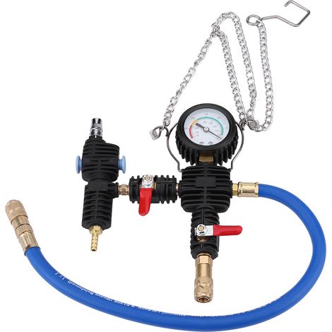 Kit de purge du vide et de remplissage de liquide de refroidissement pour système de refroidissement de voiture, SUV et fourgonnette, avec étui de transport. (1/5)