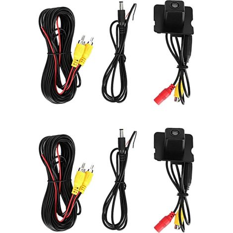 2 cámaras de visión trasera para estacionamiento, compatibles con Mercedes Benz Clase W251, W164, X164, R300, 350, 450, ML300, 350, GL350 y 450. (1/5)